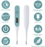 Digital Medical Thermometer Oral Rectal Axillary Armpit