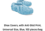 Shoe Covers, with Anti-skid Universal Size 100 Pieces